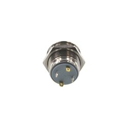 16MM Metal Led Momentary Button White - 2