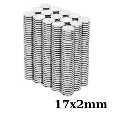 17x2mm Neodyum Güçlü Mıknatıs - Neodim Magnet - 1