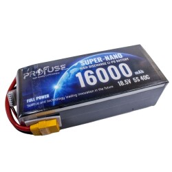 18.5V 5S 16000mAh 40C Lipo Battery 