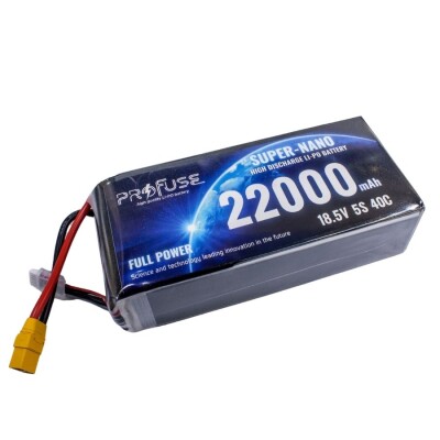 18,5V 5S 22000mAh 40C Lipo Batarya - 1