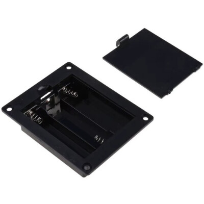 18650 3-Panel Type Covered Battery Holder - 1