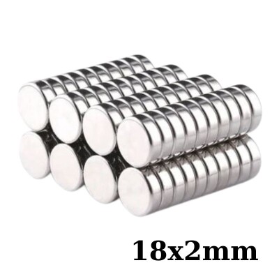 18x2mm Neodyum Güçlü Mıknatıs - Neodim Magnet - 1