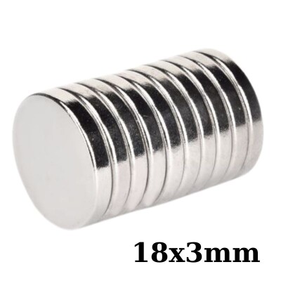 18x3mm Neodyum Güçlü Mıknatıs - Neodim Magnet - 1