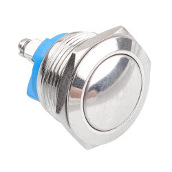 19G-Q0 19mm Ball Head Momentary Metal Button 