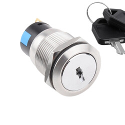 19Y-P1 19mm Key Lock Button 0-1 