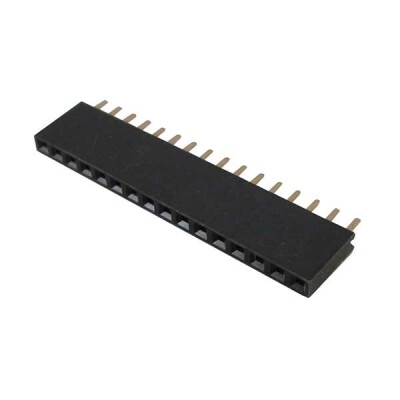 1x16 Female Header 16 Pin 180 Degree - 1