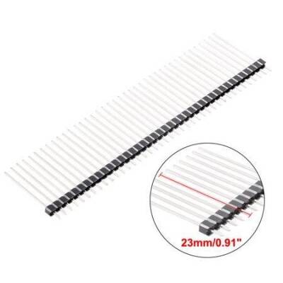 1x40 23mm Erkek Header 40 Pin 2.54mm 180 Derece - 1