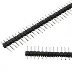 1x40 Male Header 40 Pin 2.54mm 180 Degree - 1