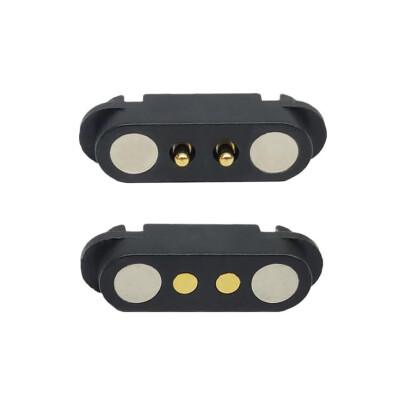 2-Pin 2.54mm Pogo Pin Magnetic Connector Set - 1