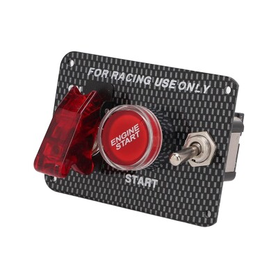 2-way ON-OFF Toggle Switch Panel - With Engine Start Button - 1