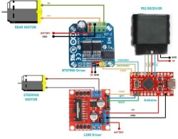 20 Amp Motor Driver Card BTS7960B - 3