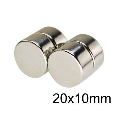 20X10mm Neodyum Güçlü Mıknatıs - Neodim Magnet - 1