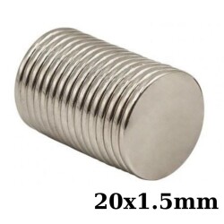 20x1.5mm Neodymium Strong Magnet 