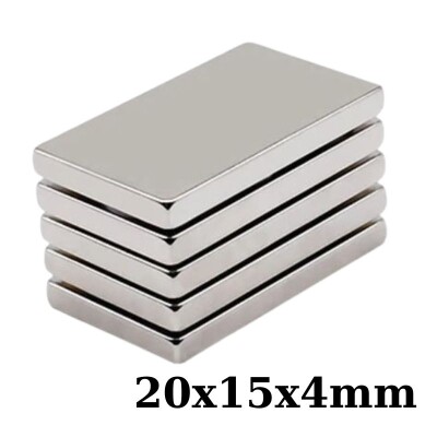 20x15x4mm Neodyum Güçlü Mıknatıs - Neodim Magnet - 1