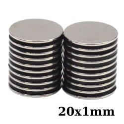 20x1mm Neodymium Strong Magnet 