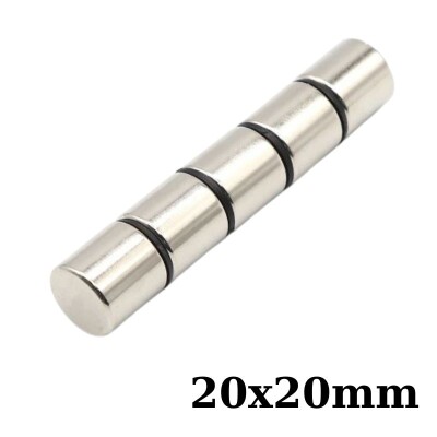 20x20mm Neodyum Güçlü Mıknatıs - Neodim Magnet - 1