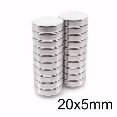 20X5mm Neodyum Güçlü Mıknatıs - Neodim Magnet - 1