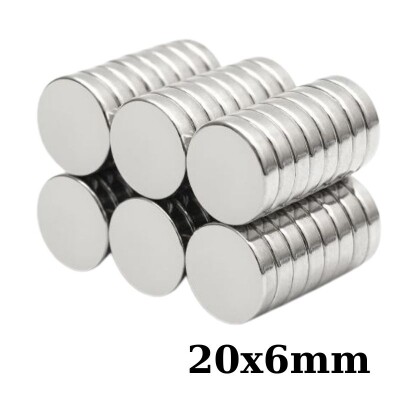 20x6mm Neodyum Güçlü Mıknatıs - Neodim Magnet - 1