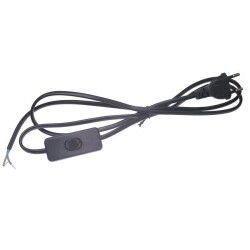 220V On Off Switch Plug Cable 1.5 meters 