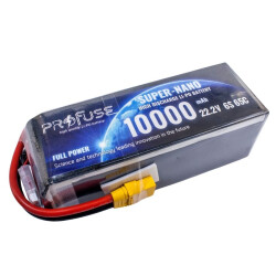 22,2V 6S 10000mAh 65C Lipo Batarya 