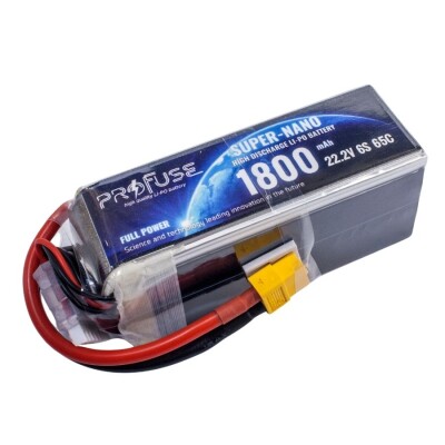 22,2V 6S 1800mAh 65C Lipo Batarya - 1