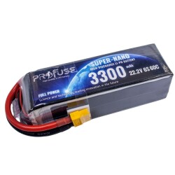 22,2V 6S 3300mAh 60C Lipo Batarya 