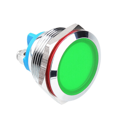 22L-P1 22mm 12-24V Metal Signal Lamp - Green - 1