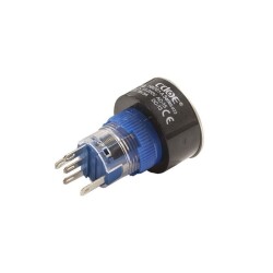 22mm 24V Sarı Yaylı Buton CD-AWY-11D/24V/Y - 2