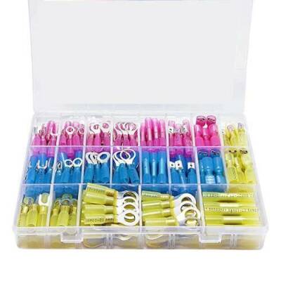 240 Pieces 24 Types Insulated Cable End Set - 1