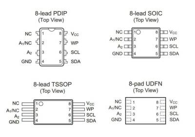 24C04 - DIP8 EEPROM IC - 2