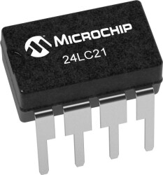 24LC21-I/P DIP-8 400kHz Microcontroller - 1