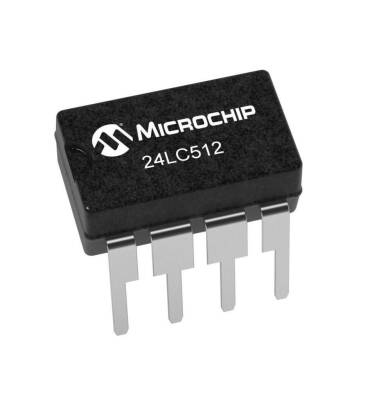 24LC512-I/P DIP-8 400kHz Microcontroller - 1