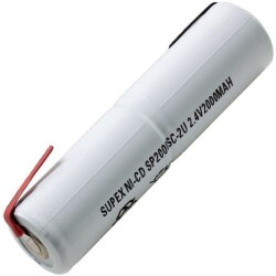 2.4V 2000mAh Süpürge Pili SP2000SC-2U 