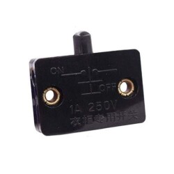 250V 1A Cabinet Door Switch NC - Black - 1