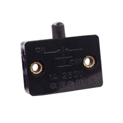 250V 1A Dolap Kapak Switch NC - Siyah - 1