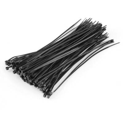 2.5mmx100mm Cable Tie Black - 100 Pieces - 1