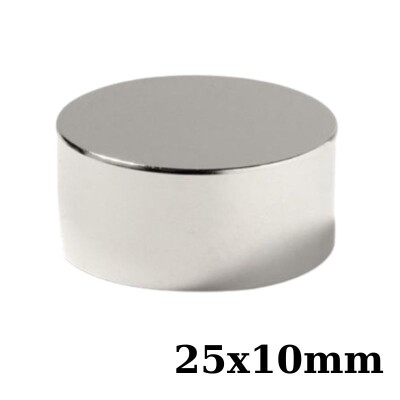 25x10mm Neodyum Güçlü Mıknatıs - Neodim Magnet - 1