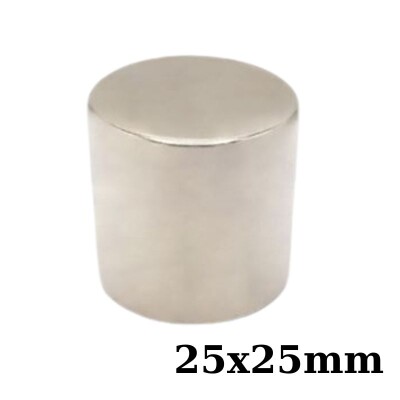 25x25mm Neodyum Güçlü Mıknatıs - Neodim Magnet - 1