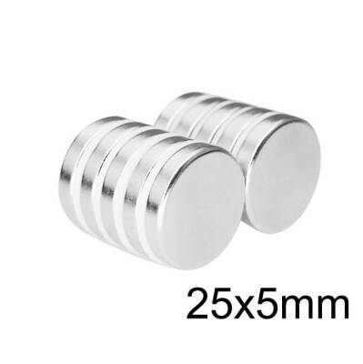 25X5mm Neodyum Güçlü Mıknatıs - Neodim Magnet - 1