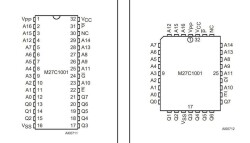 27C1001 - FDIP32W EEPROM Entegresi - 2