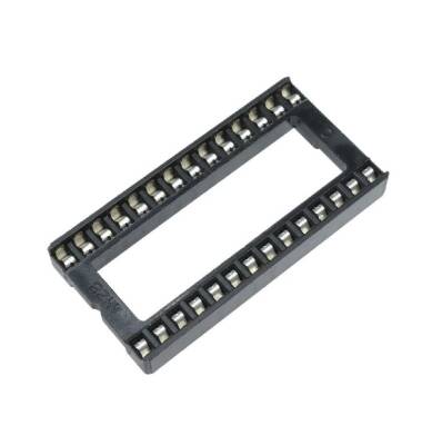 28 Pin Wide DIP Socket - Integrated Socket - 1