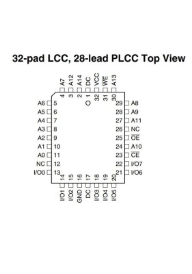 28C256 - PLCC32 EEPROM Entegresi - 2