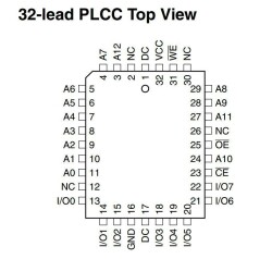 28C64 - PLCC32 EEPROM Entegresi - 2