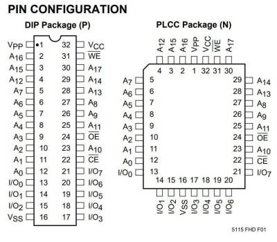 29F020 - PLCC32 EEPROM IC - 2