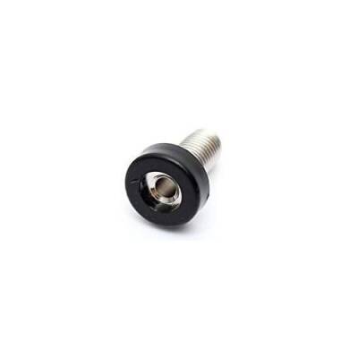 2mm Born Jack - Banana Black Female Socket with Screw - 2