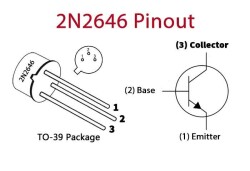 2N2646 Unijunction Transistor TO-18 - 2