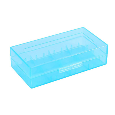 2x18650 Battery Storage Box - Blue - 2