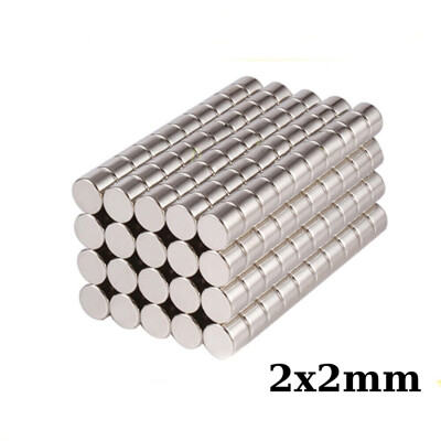 2x2mm Neodyum Güçlü Mıknatıs - Neodim Magnet - 1