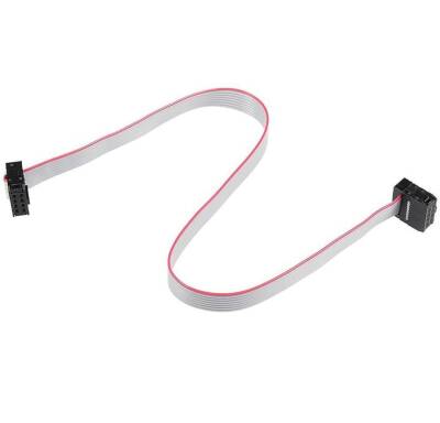 2x4 8 Pin Female-Female Flat Cable - 50cm - 1