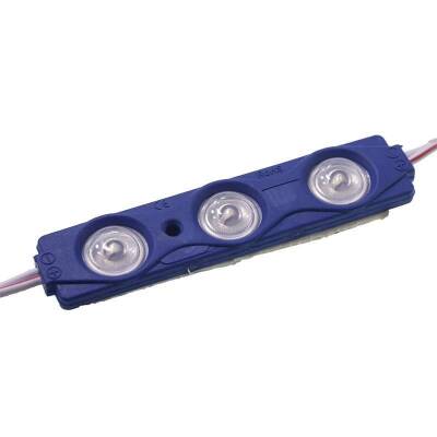 3 LED Lens Module - Blue 12V 1.2W - 1